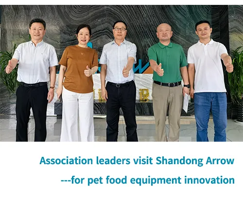 Лидеры ассоциации посетили компанию Shandong Arrow, чтобы стимулировать развитие производства пищево
